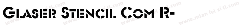 Glaser Stencil Com R字体转换